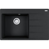FRANKE Fragranitespüle CNG 611-78 A Onyx Drehknopf Edelstahl 114.0627.658
