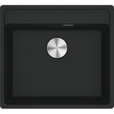 FRANKE Fragranitebecken MRG 610-52 A Black Matt Handbedienung 114.0658.299