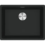 FRANKE Fragranitebecken MRG 210-52 Black Matt Handbedienung 135.0683.022