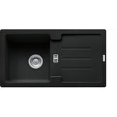 FRANKE Fragranitespüle STG 614-78 Black Matt Drehknopf 114.0657.829