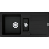 FRANKE Fragranitespüle STG 651-86 Black Matt Handbedienung 114.0657.824