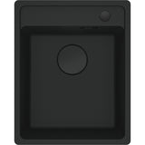 FRANKE Fragranitebecken MRG 610-37 A BlackMatt Drehknopf Black matt 114.0659.123