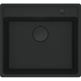 FRANKE Fragranitebecken MRG 210-52 A Black Matt Drehknopf 135.0683.054