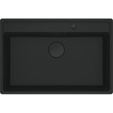 FRANKE Fragranitebecken MRG 610-72 A BlackMatt Drehknopf Black matt 114.0659.125