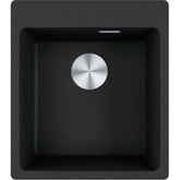 FRANKE Fragranitebecken MRG 610-39 A Onyx Druckknopf Edelstahl 114.0658.418