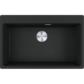 FRANKE Fragranitebecken MRG 610-73 A BlackMatt Druckknopf Edelstahl 114.0708.225