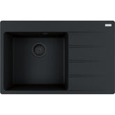 FRANKE Fragranitespüle CNG 611-78 A Black Matt Drehknopf 114.0658.592