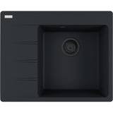 FRANKE Fragranitespüle CNG 611-62 A Black Matt Drehknopf 114.0658.595
