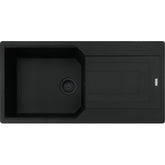 FRANKE Fragranitespüle UBG 211-100 Black Collection Drehknopf 135.0729.531