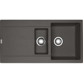 FRANKE Fragranitespüle MRG 651-97 Schiefergrau Druckknopf Edelst 114.0723.975