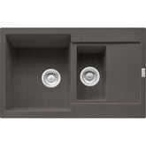 FRANKE Fragranitespüle MRG 651-78 Schiefergrau Druckknopf Edelst 114.0723.976