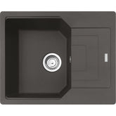 FRANKE Fragranitespüle UBG 611-62 Schiefergrau Drehknopf Edelst 114.0723.968