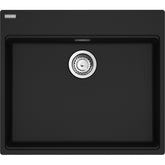 FRANKE Fragranitebecken MRG 610-60 C Black Matt Handbetätigung 114.0729.484