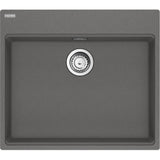 FRANKE Fragranitebecken MRG 610-60 C Steingrau Handbetätigung 114.0729.486