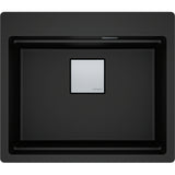 FRANKE Becken KNG 610-53 A Black Matt Druckknopf Edelstahl 114.0747.225