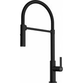 FRANKE Maris Slim Semi-Pro Black Matt Brause Seitenbedienung 115.0728.396