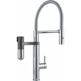 FRANKE Vital Semi-Pro Doppel-Strahl Chrom/Gun Metal Hebel 120.0621.230