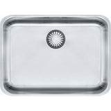 FRANKE Edelstahlbecken EOX 110-50/35 Edelstahl Druckknopf Edelstahl 122.0477.874
