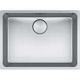 FRANKE Edelstahlbecken MYX 110-55 Edelstahl Druckknopf Edelstahl 122.0625.058