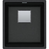 FRANKE Fragranitebecken KNG 110-37 Onyx Druckknopf Edelstahl 125.0512.449