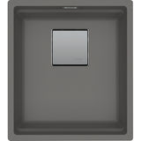 FRANKE Fragranitebecken KNG 110-37 Steingrau Druckknopf Edelstahl 125.0512.452
