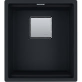 FRANKE Fragranitebecken KNG 110-37 Black Matt Drehknopf 125.0685.110