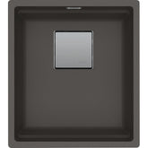 FRANKE Becken KNG 110-37 Schiefergrau Druckknopf Edelstahl + Zubehör 125.0747.724