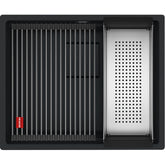 FRANKE Becken KNG 110-52 Matt Black C Collection Drehknopf + Zubehör 125.0747.720