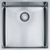 FRANKE Edelstahlbecken BXX 110-40 Edelstahl Druckknopf Edelstahl 122.0375.255