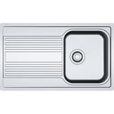 FRANKE Edelstahlspüle RPX 211-86 Edelstahl Drehknopf Chrom 127.0371.767