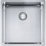 FRANKE Edelstahlbecken BXX 210/110-40 Edelstahl Handbedienung 127.0375.230