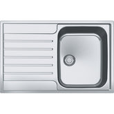 FRANKE Edelstahlspüle AGX 211-78 Edelstahl Druckknopf Edelstahl 127.0476.541