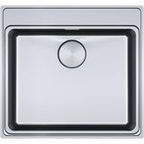 FRANKE Edelstahlbecken MYX 210-50 A Edelstahl Druckknopf Edelstahl 127.0641.999