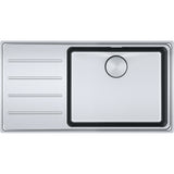 FRANKE Edelstahlspüle MYX 211-86 Edelstahl Druckknopf Edelstahl 127.0642.075