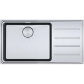 FRANKE Edelstahlspüle MYX 211-86 Edelstahl Druckknopf Edelstahl 127.0642.076