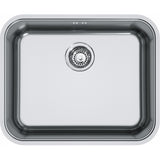 FRANKE Edelstahlbecken SRX 210-50 Edelstahl Drehknopf Chrom 127.0708.297