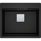 FRANKE Becken KNG 210-53 A Black Matt Druckknopf Edelstahl 135.0747.287