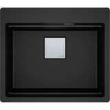 FRANKE Becken KNG 210-53 A Black Matt Druckknopf Edelstahl 135.0747.287