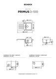 SCHOCK Spüle Unterbau Primus D-100-U Cristalite Onyx PRID100UGON