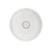 SYSTEMCERAM Einbauspüle Patera 40 U/g Grönland 12 inkl. Excenterbetätigung, für 50 cm Schrankbreite, mit geschliffener Oberseite, inkl. Ablauf mit keramischer Abdeckung und Geberit Clou- Überlaufsystem, verschließbar Unterbau keine Beckenlage 34200212