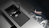 SCHOCK Spüle Auflage Primus D-150-A Cristalite Nero PRID150AGNE