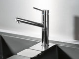 SYSTEMCERAM Armatur Snow h. Ausl. Edelstahl finish 10373