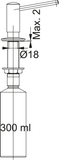FRANKE Spülmitteldispenser Novita Chrom 119.0150.262