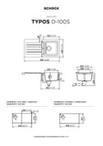 SCHOCK Spüle Unterbau Typos D-100S-U Cristalite Onyx TYPD100SUGON
