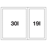 BLANCO SELECT II 60/2 Kunststoff, Stahlblech 526203