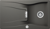 SCHOCK Spüle Unterbau Waterfall D-100-U Cristadur Silverstone WATD100USIL