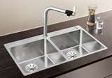 BLANCO ANDANO 400/400-IF/A Edelstahl Seidenglanz mit Ablauffernbedienung 525249