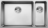 BLANCO ANDANO 500/180-U Edelstahl Seidenglanz ohne Ablauffernbedienung Hauptbecken links 522991