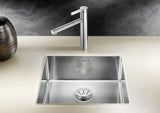 BLANCO CLARON 450-U Edelstahl Seidenglanz ohne Ablauffernbedienung keine Beckenlage 521575