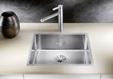 BLANCO CLARON 500-IF Edelstahl Seidenglanz ohne Ablauffernbedienung keine Beckenlage 521576